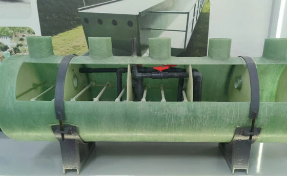 Custom Capacity Chemical Frp Grp Fiberglass Tank Hydrochloric Acid Storage Container