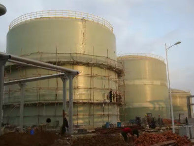 FRP GRP Glass Vertical Storage Tank Food Brewing Tank Customized Surface