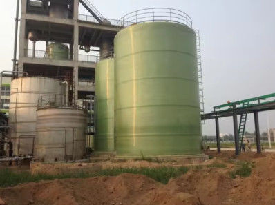 FRP GRP Glass Vertical Storage Tank Food Brewing Tank Customized Surface