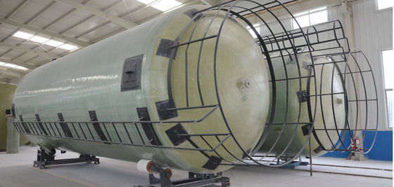 1800x6050 FRP Storage Tank High Temperature Resistance For Chemical Storage