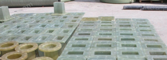 6m 12m Length FRP GRP Pipe Fittings Flange Blind Flange Plate