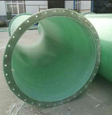 Customized Size FRP Pipe Fittings For Liquid Transfer Sewage Treatment