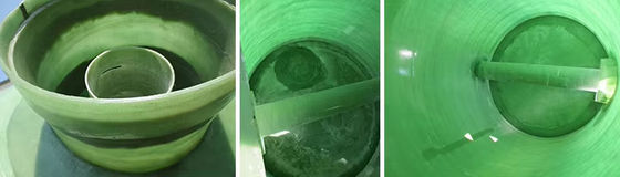 500L/Hour FRP Underground Septic Tank , Sewage Treatment FRP Bio Sewage Tank