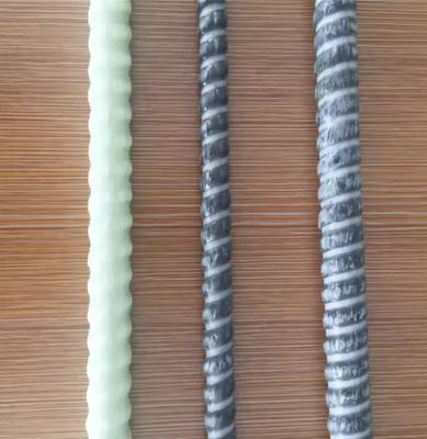 Corrosion Resistant FRP Fibreglass Rebar Glass Fibre Reinforcement Bars Custom Length