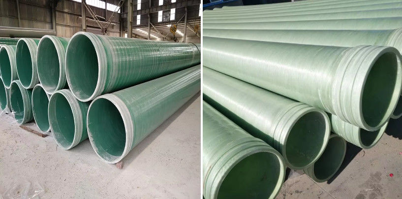 High Pressure Fiberglass Reinforced Plastic FRP Pipe Corrosion Resistance ISO9001