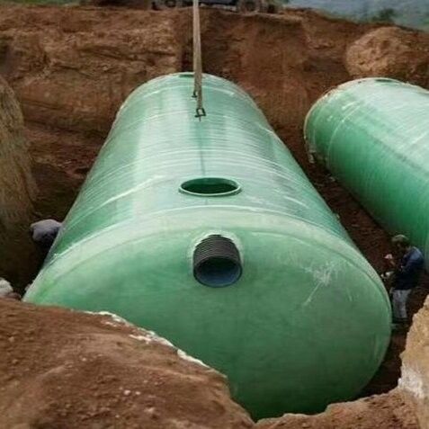 Vessel Tank Core Components Customized FRP Septic Tank For Waste Disposal Solutions