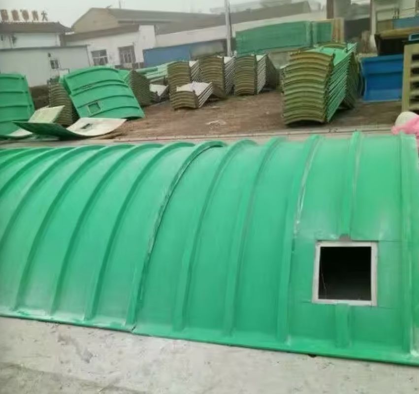 Corrosion Resistant Frp Grp Wastewater Tank Cover For Sewage Treatment System Engineering